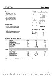 KPC6N139 datasheet pdf Cosmo Electronics