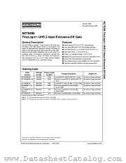 NC7SZ86M5X_NL datasheet pdf Fairchild Semiconductor