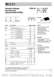 DSEK60-12A datasheet pdf IXYS