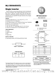 NL17SV04 datasheet pdf ON Semiconductor