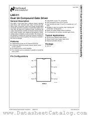 LM5111-2MX datasheet pdf National Semiconductor