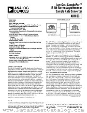 AD1893JSTZ datasheet pdf Analog Devices