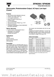 SFH628A-2 datasheet pdf Vishay