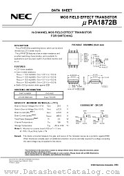 UPA1872BGR-9JG-E1 datasheet pdf NEC