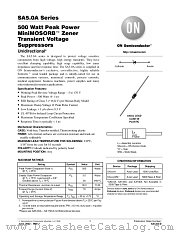 SA60ARL datasheet pdf ON Semiconductor