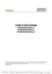 HY5DU281622DT-D4 datasheet pdf Hynix Semiconductor