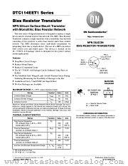 DTC144WET1 datasheet pdf ON Semiconductor