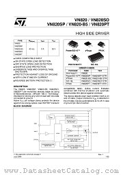 VN820SO13TR datasheet pdf ST Microelectronics