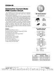 CS2841BEBN8 datasheet pdf ON Semiconductor