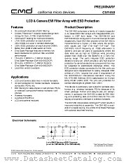 CM1450-06CP datasheet pdf California Micro Devices Corp