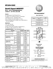 NTJD4105CT2G datasheet pdf ON Semiconductor