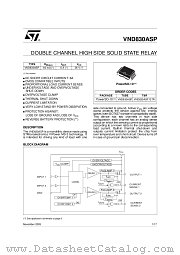 VND830ASP datasheet pdf ST Microelectronics