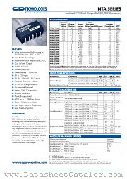 NTA0515M-R datasheet pdf C&D Technologies