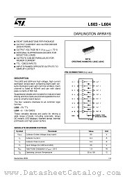 L603C datasheet pdf ST Microelectronics