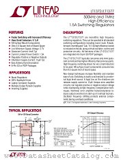 LT1372HV datasheet pdf Linear Technology