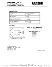 CP192 datasheet pdf Central Semiconductor