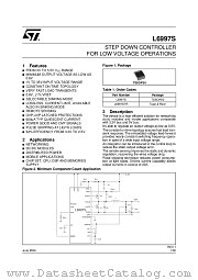 L6997STR datasheet pdf ST Microelectronics