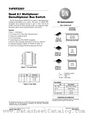 74FST3257DT datasheet pdf ON Semiconductor