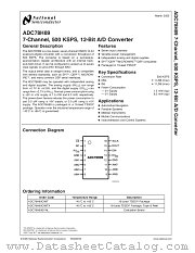 ADC78H89EVAL datasheet pdf National Semiconductor