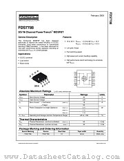 FDS7788 datasheet pdf Fairchild Semiconductor