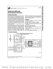 DP83910AV datasheet pdf National Semiconductor