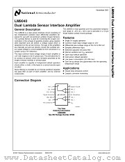 LM9040MX datasheet pdf National Semiconductor