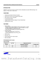 S6A0079X datasheet pdf Samsung Electronic