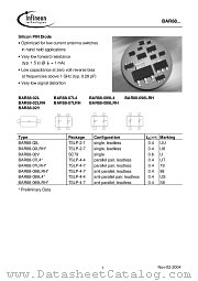 BAR88-099L4 datasheet pdf Infineon