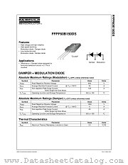 FFPF60B150DSTU datasheet pdf Fairchild Semiconductor