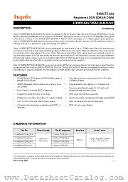 HYMD564G726A(L)8-K datasheet pdf Hynix Semiconductor