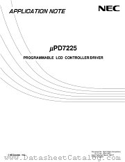 UPD7225 datasheet pdf NEC