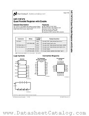 54F379LMQB datasheet pdf National Semiconductor