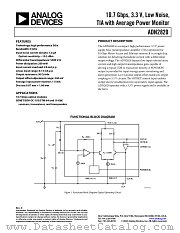 ADN2820ACHIPS datasheet pdf Analog Devices