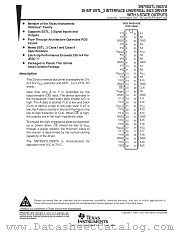 SN74SSTL16837A datasheet pdf Texas Instruments