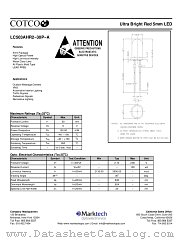 LC503AHR2-30P-A datasheet pdf Marktech Optoelectronics
