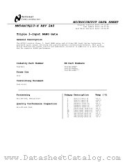 5962-9218201MDA(54ACTQ10FMQB) datasheet pdf National Semiconductor