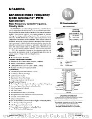 MC44603AP datasheet pdf ON Semiconductor