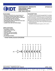QS3245Q8 datasheet pdf IDT
