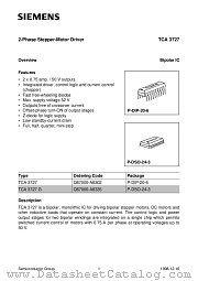 TCA 3727 datasheet pdf Infineon