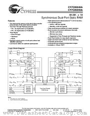 CY7C09349A-9AC datasheet pdf Cypress