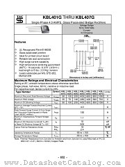 KBL407G datasheet pdf Taiwan Semiconductor