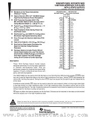 SN74ABTH16823DL datasheet pdf Texas Instruments