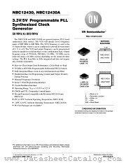NBC12430FNR2 datasheet pdf ON Semiconductor