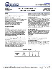 GS8160F32B datasheet pdf GSI Technology