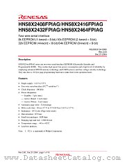 HN58X2408FPIAGE datasheet pdf Renesas