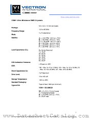 VXM1 datasheet pdf Vectron