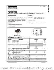 FDFC3N108_NL datasheet pdf Fairchild Semiconductor
