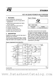 STA506A datasheet pdf ST Microelectronics
