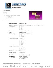 VTC1 datasheet pdf Vectron