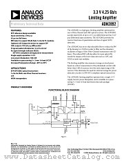 ADN2892ACPZ-500RL7 datasheet pdf Analog Devices